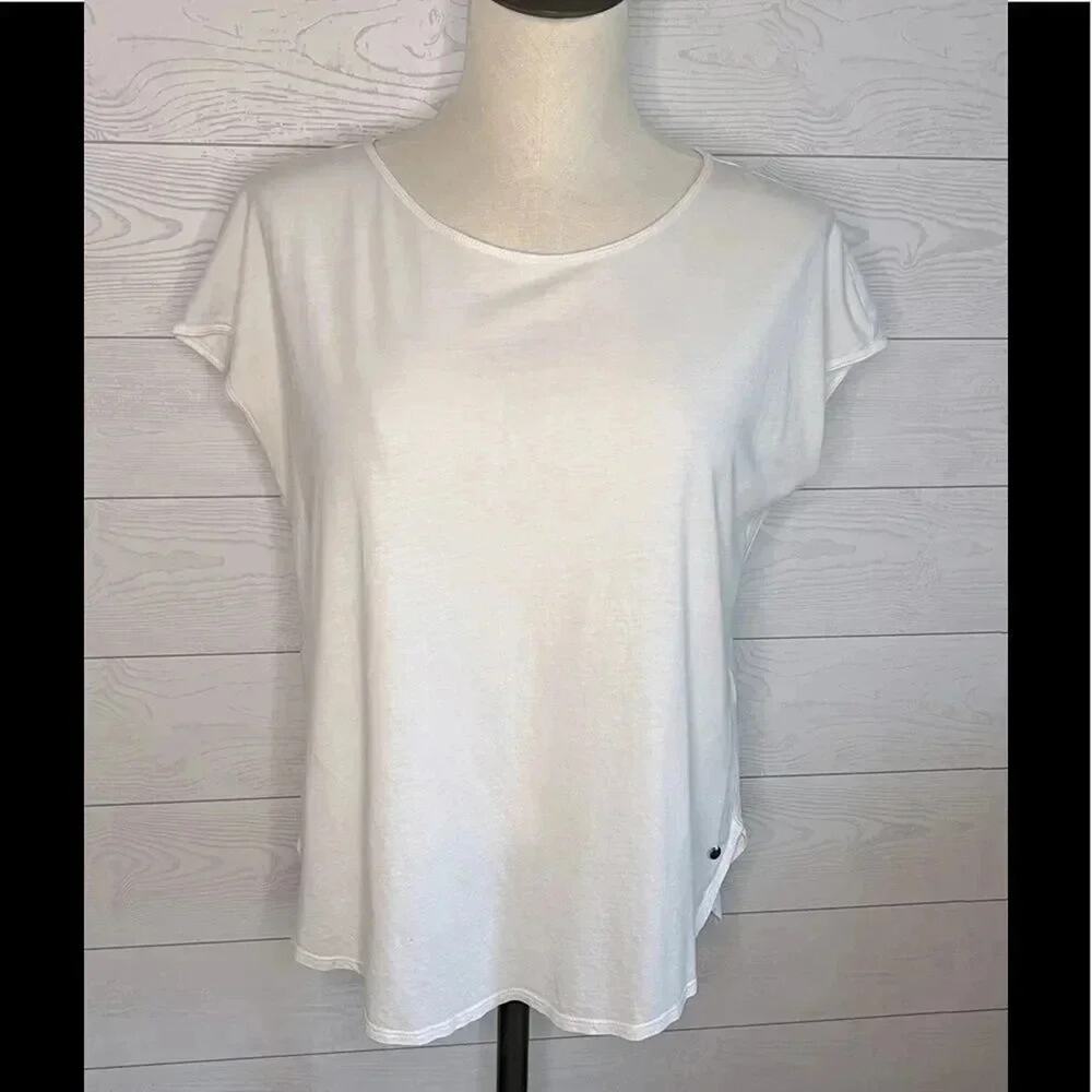 Abercrombie & Fitch high/low white tunic Size Small